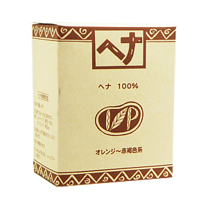 ナイアード　ヘナ1（ヘナ100％）　100g　色＝オレンジ〜赤褐色